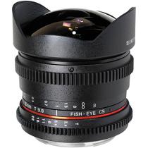 Lente Cine Samyang Canon 8MM T/3.8 VDSRL Fishey II