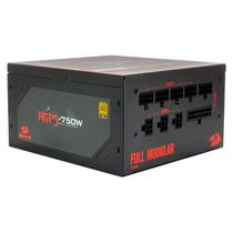 Fonte Redragon RGPS GC-PS015 ATX 750W 80 Plus Gold PFC Ativo Full Modular Bivolt - Preto