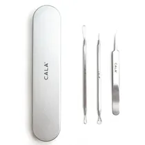 Kit de Limpeza Facial Em Aço Inoxidável 4 PEÇAS-50802