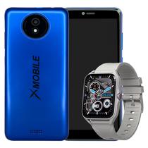 Smartphone X Mobile X55 5.5" DS 2/16GB Blue + Smartwatch G-Tide Q1 Gray