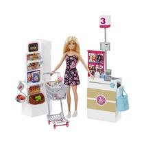 Kit de Juego Mattel Barbie Vamos Al Superemercado FRP01