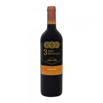 Vinho Chileno Tres Medallas Carmenere Garrafa 750ML