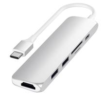 Adaptador Satechi ST-SCMA2S Multi USB-C V2 - Prata