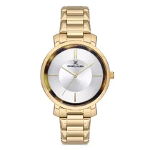 Relógio Analógico Feminino Daniel Klein DK.1.12705-5 Premium Ladies / Pulseira de Aço Inoxidável - Dourado