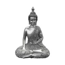 Figura Decorativa de Buda Concepts 437-049068 Plata