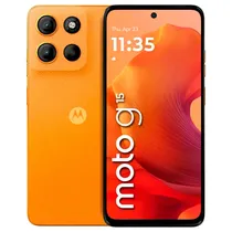 Celular Motorola G15 XT2521-2 4GB de Ram / 128GB / Tela 6.72" / Dual Sim Lte - Laranja