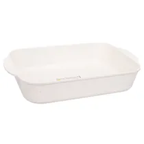 Assadeira para Forno Jio 24 X 35 CM Antiaderente Creme