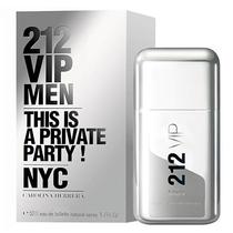 Perfume Carolina Herrera 212 Vip Men Eau de Toilette Masculino 50 ML