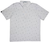 Outlet Camisa Polo Criquet Branco-Azul Ceu Masculina