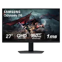 Monitor 27" Samsung LS27DG500ENXZA QHD G5 1MS/180HZ/HDMI/DP Black