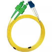 Cabo de Fibra Optica LC-Upc para SC-Apc Duplex 3 MM - 2 Metros