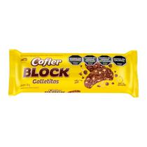 Biscoito Arcor Cofler Block com Gotas de Chocolate e Amendoim 124G