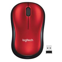 Mouse Logitech M185 - Sem Fio - 1000 Dpi - 3 Botoes - Vermelho