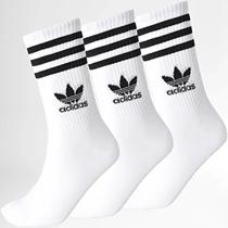 Adidas Media Crew Sock IJ0733 Blanco (3PARES) (T)s