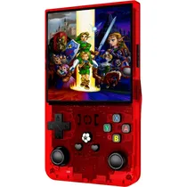 Mini Console Portátil R36 Max RetrÔ - Vermelho
