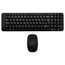 Teclado + Mouse Logitech MK220 Wireless / Espanhol - Preto (920-004430)