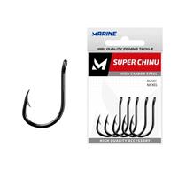 Marine Pesca Anzuelo Super Maruseigo Acero Inoxidable 10" Negro