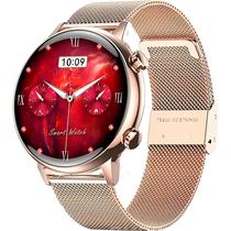 Relogio Smartwatch + Fone de Ouvido Sem Fio G-Tide Lady Time Romance - Rose Gold