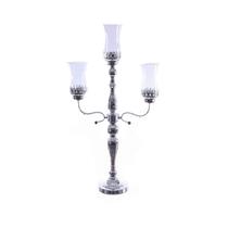 Candelabro Plateado c/3 Portavela