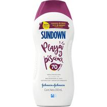 Protetor Solar Johnson & Johnson Sundown Praia e Piscina FPS 70 - 200ML