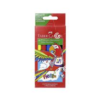 Faber Castell Marcador Fiesta Caja Carton 6 Colores Rojo