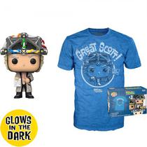 Funko Pop Back To The Future 2 Doc With Helmet + Tee Bundle *s* 63586