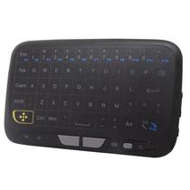 Controle para Receptor Smart Remote Mini Wireless Keyboard Touchpad H18 - Preto