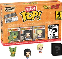 Bonecos Cell/ Android 17/ Android 18 - Dragon Ball Z Funko Bitty Pop! 4 Pack