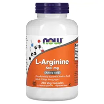 Now L-Arginine 500MG 250 Cápsulas