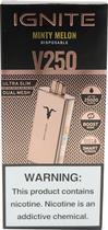 Vape Descartavel Ignite V250 Minty Melon 25000 Puffs Rose