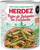 Herdez Rajas de Jalapeños En Escabeche - 205G