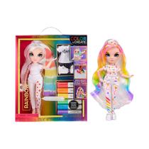 Muneca Rainbow High Color & Create Fashion Diy Doll 594123EUC