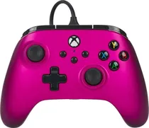 Controle Powera para Xbox One Series X/s - Fuchsia (com Fio)