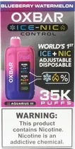 Vape Descartável Oxbar Ice-Nic Blueberry Watermelon - 35000 Puffs