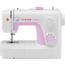 Maquina de Costura Singer Simple 3223 22 Pontos 220V - Branco/Rosa