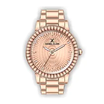 Relógio Analógico Feminino Daniel Klein Premium DK.1.12287-2 - Rosa Ouro
