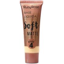 Ruby Rose Base Liquida Soft Matte HB-8050 29ML Tester Beige 4