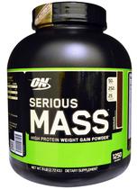 Optimum Nutrition Serious Mass Alta Proteina para Ganho de Peso- Chocolate 6LB (2,72 KG)