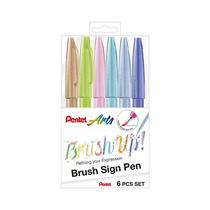 Marcador Rotulador Pentel Arts Brush Sign Pen 161411 6 Unidades