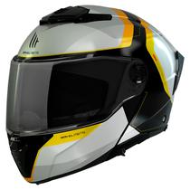 Capacete MT Helmets Atom 2 SV Emalla B3 - Articulado - Tamanho XL - com Oculos Interno - Brilho