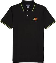 Outlet Camiseta Polo Psycho Bunny B6K964 Masculina - Preto