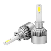 Lampada de LED para Carro Ultra LED Headlight C6/ C9 H1 36W/ 6000K/ 3800L s/ Garantia