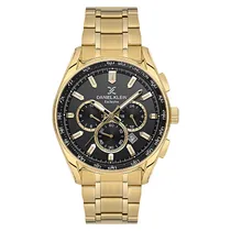 Relogio Analógico Masculino Daniel Klein DK.1.13901-4 Exclusive Gents / Pulseira de Aço Inoxidável - Dourado/Preto