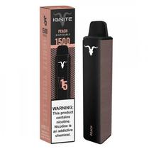 Vape Pod Descartavel Ignite V15 1500 Puffs, 5% Salt Nic, 5.1ML, 850MAH - Peach