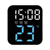 Reloj Digital de Mesa Satellite AC-T6823 LED Azul