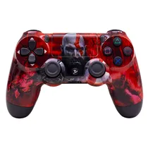 Controle Sem Fio Dualshock 4 para Playstation 4 (PS4) Recarregável Wireless - Vermelho God Of War N2