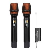 Microfone AI202 Pure Acoustic Sem Fio Wireless (2X) Preto