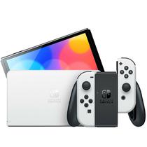 Console Portatil Nintendo Switch Oled JP de 7.0" com 64GB - Branco/Preto