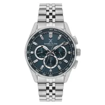 Relogio Analógico Masculino Daniel Klein DK.1.14001-3 Exclusive Gent / Pulseira de Aço Inoxidável - Prata/Verde