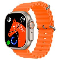 Relogio Blulory Smartwatch Glifo 9 Ultra Laranja